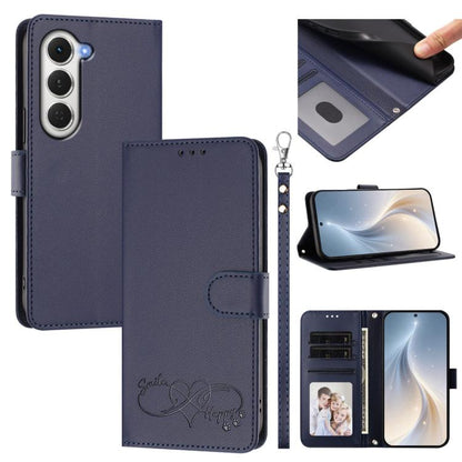 Happy Heart Pattern Magnetic Closure Vegan Leather Phone Case with Wrist Strap, For Tecno Spark 40 5G, For Tecno Spark Slim, For Tecno Spark GO 2024, For Tecno Spark 40C, For Tecno Pova 7 Pro 5G, For Tecno Spark 40 Pro+ 4G, For Tecno Spark 40 Pro 4G   ...