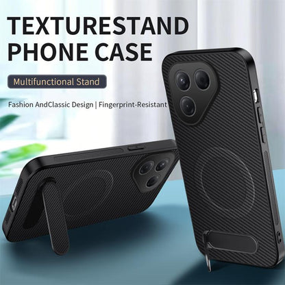 WANLONFENG Kickstand Carbon Fiber Texture Magnetic Phone Case, For Tecno Pova 7 4G / Pova 7 Neo, For Tecno Pova Curve 2, For Tecno Camon 50 Pro 4G, For Tecno Camon 50 4G, For Tecno Pova Slim / Spark Slim, For Tecno Pova 7 Pro 5G, For Tecno Pova 7 5G   ...