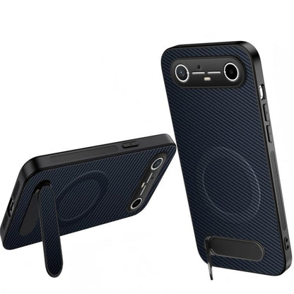 WANLONFENG Kickstand Carbon Fiber Texture Magnetic Phone Case, For Tecno Pova 7 4G / Pova 7 Neo, For Tecno Pova Curve 2, For Tecno Camon 50 Pro 4G, For Tecno Camon 50 4G, For Tecno Pova Slim / Spark Slim, For Tecno Pova 7 Pro 5G, For Tecno Pova 7 5G   ...