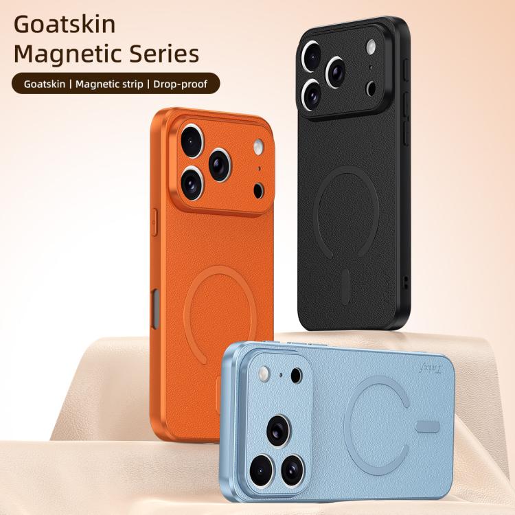 Sheepskin Vegan Leather Magnetic Phone Case, For iPhone 17 Pro Max, For iPhone 17 Pro, For iPhone 17