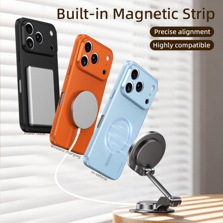 Sheepskin Vegan Leather Magnetic Phone Case, For iPhone 17 Pro Max, For iPhone 17 Pro, For iPhone 17