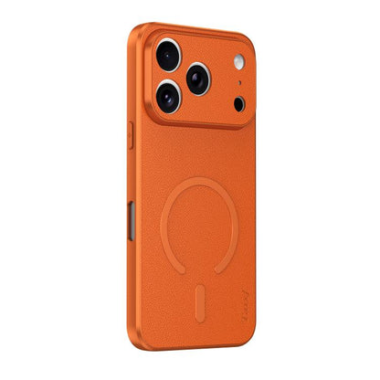 Sheepskin Vegan Leather Magnetic Phone Case, For iPhone 17 Pro Max, For iPhone 17 Pro, For iPhone 17