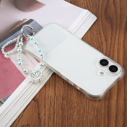 Crown And Beaded Phone Charm with Tether Pad