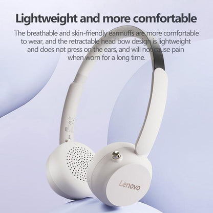 Lenovo EB300 Over-Ear AI Call Noise Reduction Bluetooth Earphone