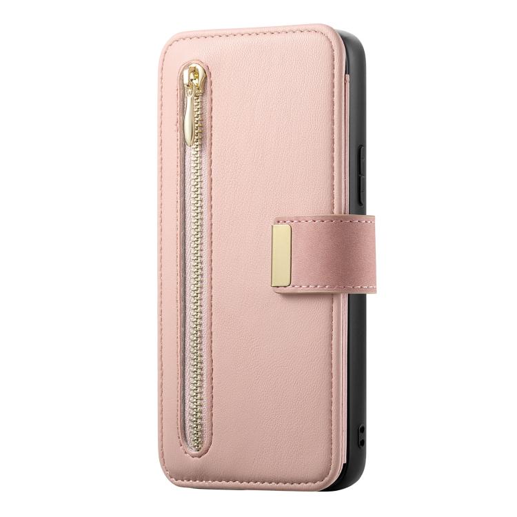 Ring Zipper Wallet RFID Blocking MagSafe Leather Phone Case, For Nothing CMF Phone 2 Pro