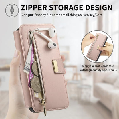 Ring Zipper Wallet RFID Blocking MagSafe Leather Phone Case, For Realme 16 Pro+ 5G, For Realme 16 Pro 5G, For Realme 15T 5G, For Realme GT 7 Pro 5G, For Realme 13 4G / 12 4G / 12+ / P1 5G, For Realme 13 Pro / 12 Pro / P1 Pro 5G