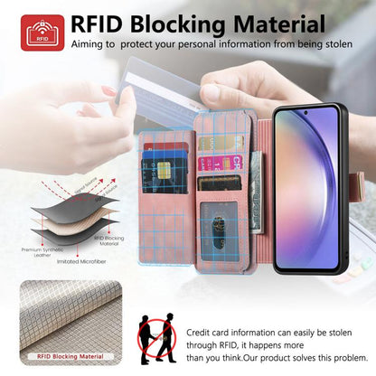 Ring Zipper Wallet RFID Blocking MagSafe Leather Phone Case, For Realme 16 Pro+ 5G, For Realme 16 Pro 5G, For Realme 15T 5G, For Realme GT 7 Pro 5G, For Realme 13 4G / 12 4G / 12+ / P1 5G, For Realme 13 Pro / 12 Pro / P1 Pro 5G