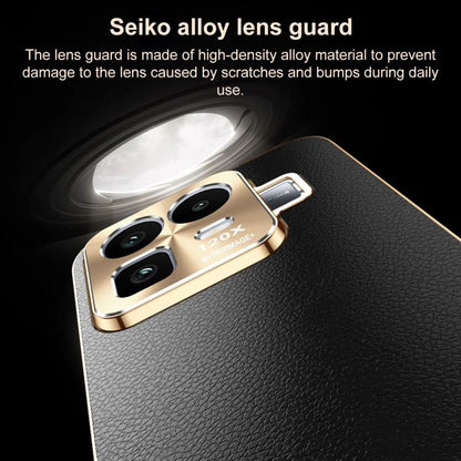 Electroplated Frame Litchi Texture PC + TPU Vegan Leather Phone Case, For Realme Neo8 5G