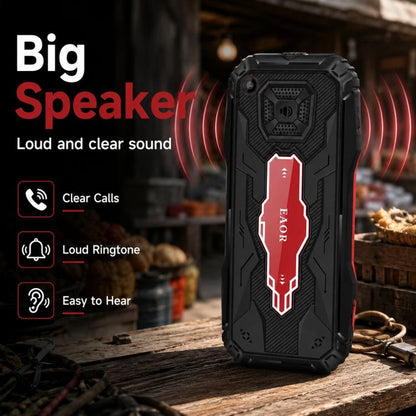 HE248 Rugged Style Phone, 2.4 inch, 3D Keys Network: 2G, Dual SIM, BT, Torch, Russian Keyboard, EU Plug, US Plug, UK Plug