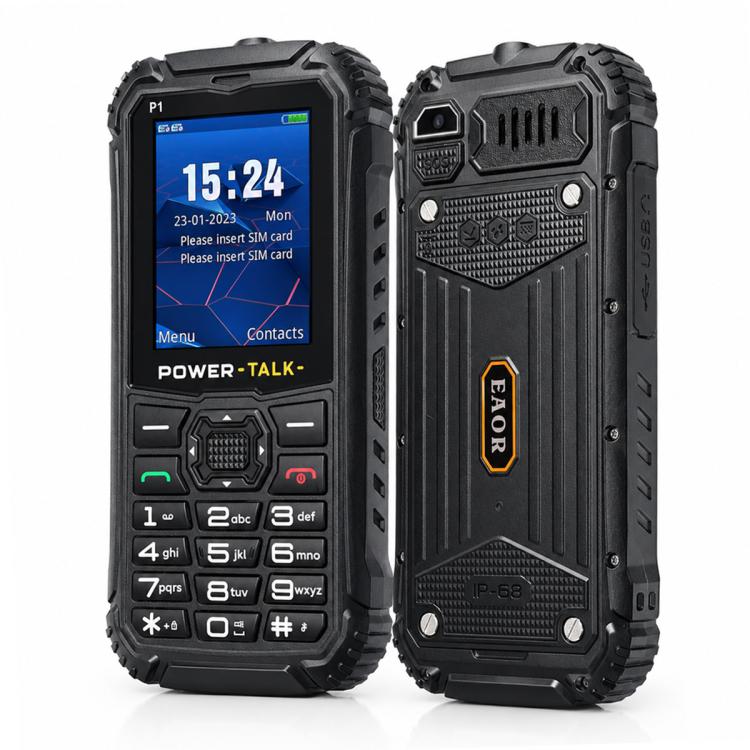 HP219 IP68 Rugged Phone, 2.4 inch, SC6531E, Network: 2G, BT, FM, SOS, Torch, EU Plug, US Plug, UK Plug