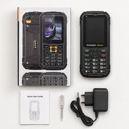 HP219 IP68 Rugged Phone, 2.4 inch, SC6531E, Network: 2G, BT, FM, SOS, Torch, EU Plug, US Plug, UK Plug