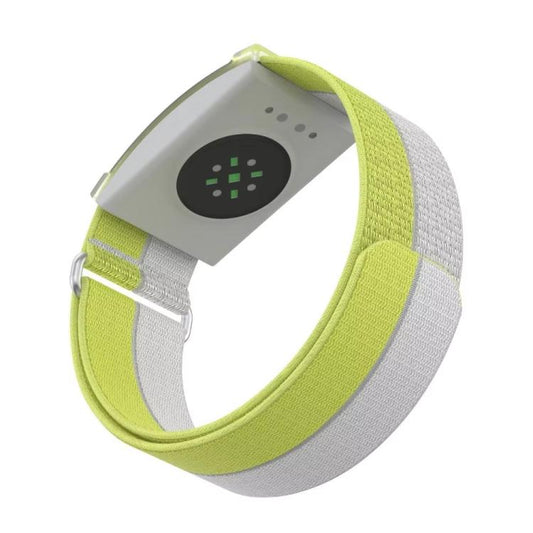 For COROS Heart Rate Monitor xDfind Metal Buckle Feather Yarn Breathable Nylon Quick-release Watch Band, S Wrist Circumference 135-170mm, L Wrist Circumference 170-235mm