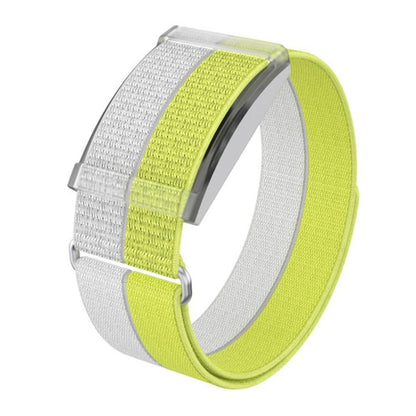 For COROS Heart Rate Monitor xDfind Metal Buckle Feather Yarn Breathable Nylon Quick-release Watch Band, S Wrist Circumference 135-170mm, L Wrist Circumference 170-235mm