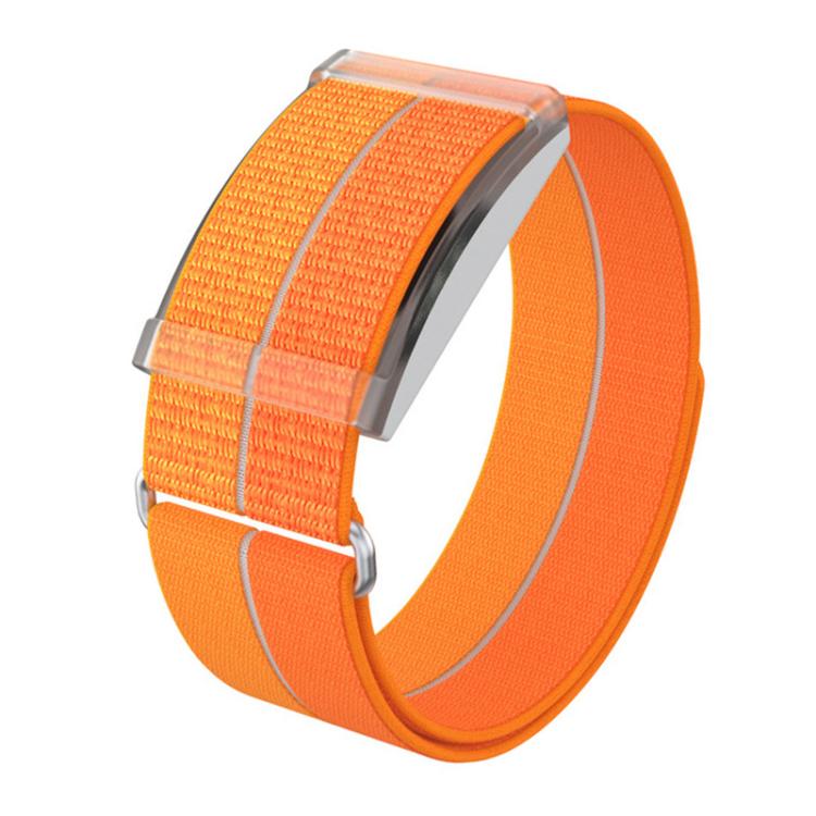 For COROS Heart Rate Monitor xDfind Metal Buckle Feather Yarn Breathable Nylon Quick-release Watch Band, S Wrist Circumference 135-170mm, L Wrist Circumference 170-235mm