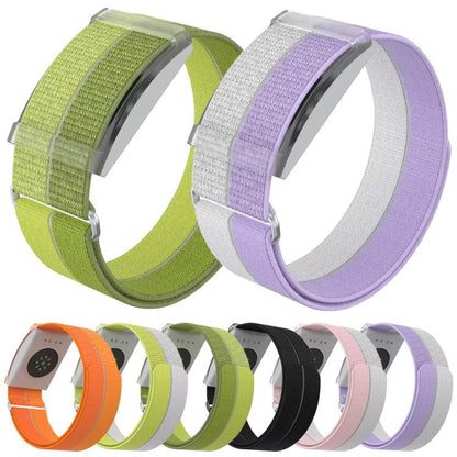 For COROS Heart Rate Monitor xDfind Metal Buckle Feather Yarn Breathable Nylon Quick-release Watch Band, S Wrist Circumference 135-170mm, L Wrist Circumference 170-235mm