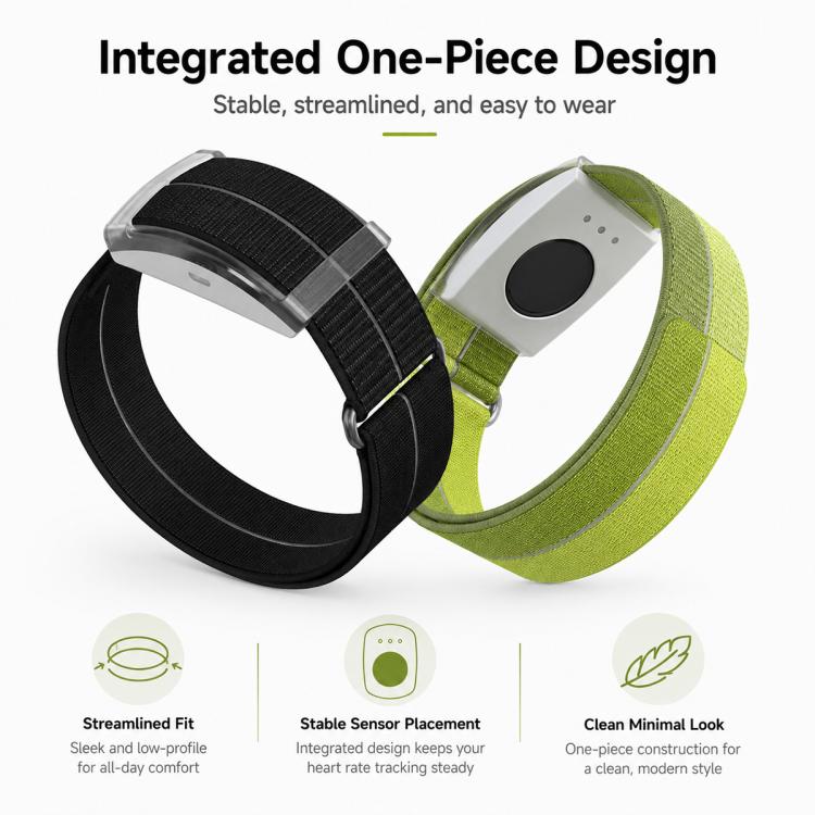For COROS Heart Rate Monitor xDfind Metal Buckle Feather Yarn Breathable Nylon Quick-release Watch Band, S Wrist Circumference 135-170mm, L Wrist Circumference 170-235mm