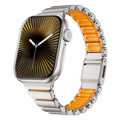 xDfind Waist Stainless Steel Norman Buckle Magnetic Watch Band, For Apple Watch 38 / 40 / 41 / S11 42mm