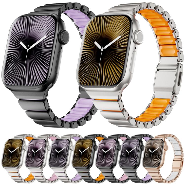 xDfind Waist Stainless Steel Norman Buckle Magnetic Watch Band, For Apple Watch 38 / 40 / 41 / S11 42mm