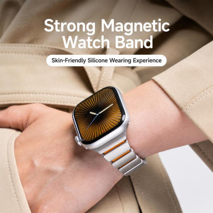 xDfind Waist Stainless Steel Norman Buckle Magnetic Watch Band, For Apple Watch 38 / 40 / 41 / S11 42mm