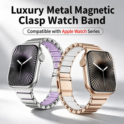 xDfind Waist Stainless Steel Norman Buckle Magnetic Watch Band, For Apple Watch 38 / 40 / 41 / S11 42mm