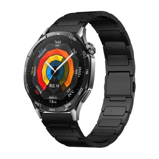 xDfind I-shaped Magnetic Buckle Pure Titanium Watch Band, 22mm