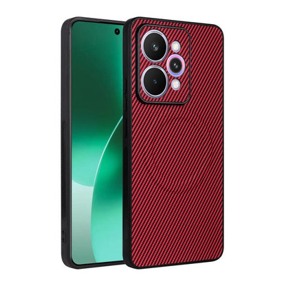 Precise Cutout Carbon Fiber Texture Vegan Leather Phone Case, For Realme 16T 5G, For Realme P4x 5G, For Realme 15T 5G, For Realme 15 Pro 5G Global, For Realme 15 5G Global