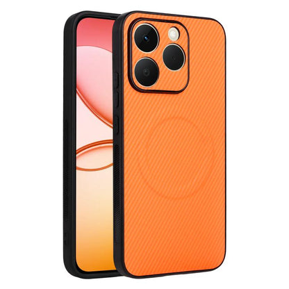 Precise Cutout Carbon Fiber Texture Vegan Leather Phone Case, For Realme 16T 5G, For Realme P4x 5G, For Realme 15T 5G, For Realme 15 Pro 5G Global, For Realme 15 5G Global