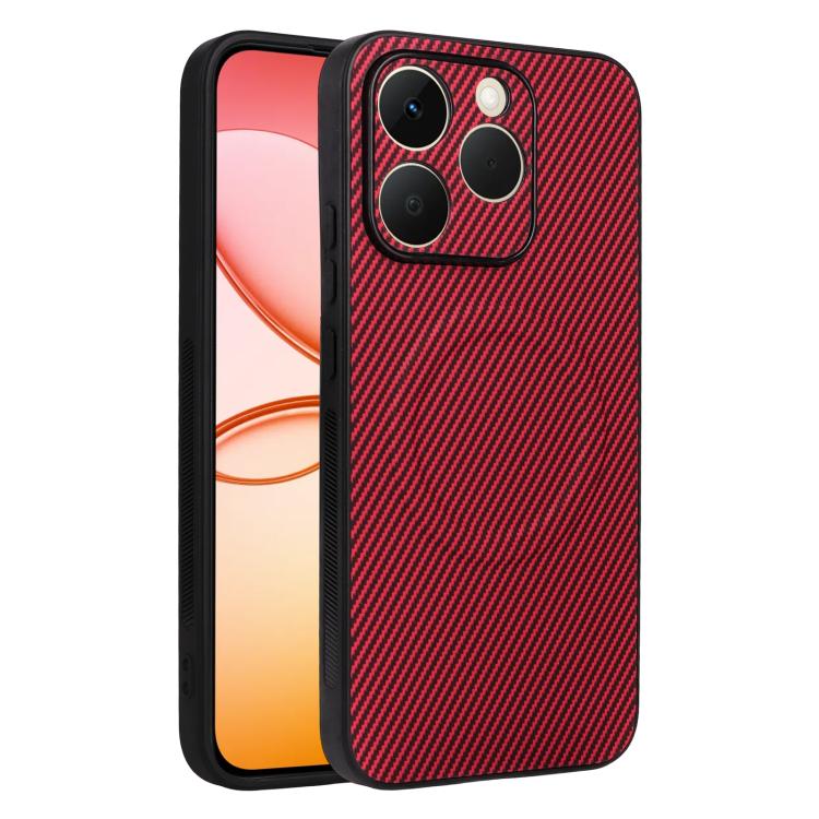 Precise Cutout Carbon Fiber Texture Vegan Leather Phone Case, For Realme 16T 5G, For Realme P4x 5G, For Realme 15T 5G, For Realme 15 Pro 5G Global, For Realme 15 5G Global