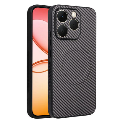 Precise Cutout Carbon Fiber Texture Vegan Leather Phone Case, For Realme 16T 5G, For Realme P4x 5G, For Realme 15T 5G, For Realme 15 Pro 5G Global, For Realme 15 5G Global