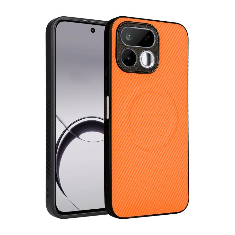 Precise Cutout Carbon Fiber Texture Vegan Leather Phone Case, For Realme 16T 5G, For Realme P4x 5G, For Realme 15T 5G, For Realme 15 Pro 5G Global, For Realme 15 5G Global