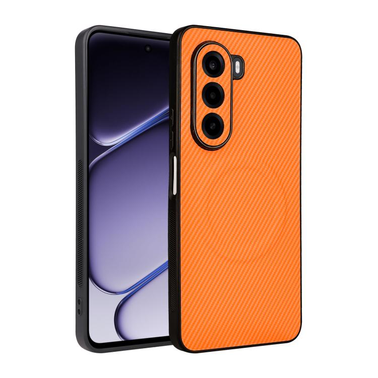 Precise Cutout Carbon Fiber Texture Vegan Leather Phone Case, For Realme 16T 5G, For Realme P4x 5G, For Realme 15T 5G, For Realme 15 Pro 5G Global, For Realme 15 5G Global