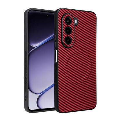 Precise Cutout Carbon Fiber Texture Vegan Leather Phone Case, For Realme 16T 5G, For Realme P4x 5G, For Realme 15T 5G, For Realme 15 Pro 5G Global, For Realme 15 5G Global
