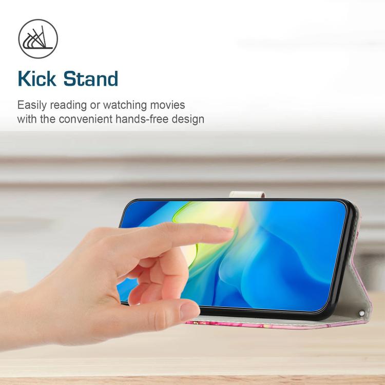 Painted Marble Pattern Leather Phone Case, For Tecno Spark 50 5G