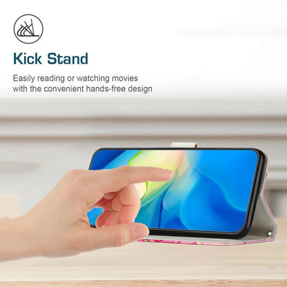 Painted Marble Pattern Leather Phone Case, For Tecno Spark 50 5G