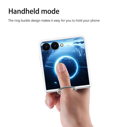 D-Buckle Ring PC Phone Case, For Galaxy Z Flip8 5G, For Galaxy Z Flip7 5G