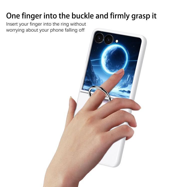 D-Buckle Ring PC Phone Case, For Galaxy Z Flip8 5G, For Galaxy Z Flip7 5G