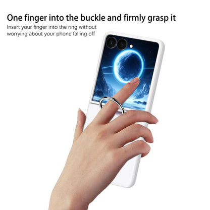 D-Buckle Ring PC Phone Case, For Galaxy Z Flip8 5G, For Galaxy Z Flip7 5G