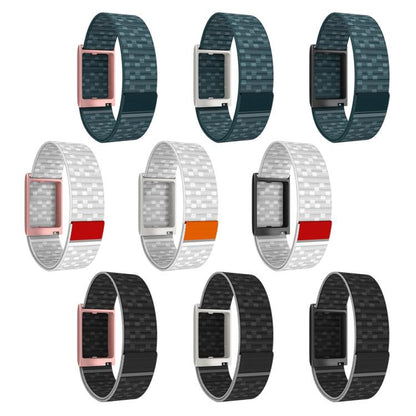 Watch Frame Integrated Nylon Hook and Loop Fastener Watch Band, For Amazfit Helio Strap