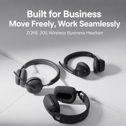 Logitech Zone 305 Wireless Business Headset Team Edition with Receiver