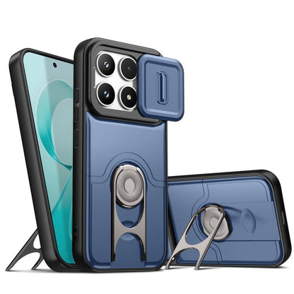 Sliding Camera Cover 2 in 1 Rotating Holder Air Bag Shockproof Phone Case, For Redmi Note 15 Pro+ 5G Global 163.3mm, For Redmi Note 15 5G/4G Global 164mm, For Redmi K90 Pro Max/Poco F8 Ultra 5G, For Redmi Note 15 Pro 4G Global 163.2mm                  ...