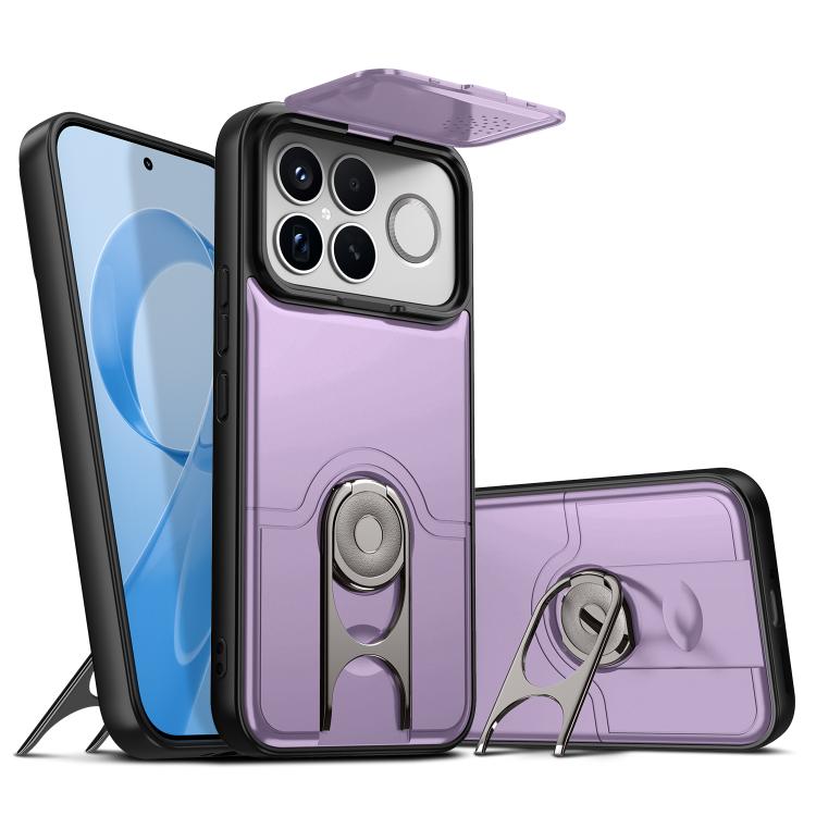 Sliding Camera Cover 2 in 1 Rotating Holder Air Bag Shockproof Phone Case, For Redmi Note 15 Pro+ 5G Global 163.3mm, For Redmi Note 15 5G/4G Global 164mm, For Redmi K90 Pro Max/Poco F8 Ultra 5G, For Redmi Note 15 Pro 4G Global 163.2mm                  ...