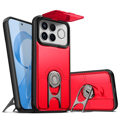 Sliding Camera Cover 2 in 1 Rotating Holder Air Bag Shockproof Phone Case, For Redmi Note 15 Pro+ 5G Global 163.3mm, For Redmi Note 15 5G/4G Global 164mm, For Redmi K90 Pro Max/Poco F8 Ultra 5G, For Redmi Note 15 Pro 4G Global 163.2mm                  ...