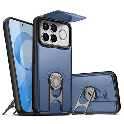 Sliding Camera Cover 2 in 1 Rotating Holder Air Bag Shockproof Phone Case, For Redmi Note 15 Pro+ 5G Global 163.3mm, For Redmi Note 15 5G/4G Global 164mm, For Redmi K90 Pro Max/Poco F8 Ultra 5G, For Redmi Note 15 Pro 4G Global 163.2mm                  ...