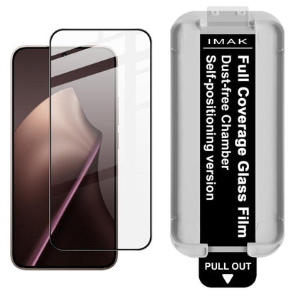 Film de protection en verre trempé imak Dust-free Chamber Locator à couverture complète, prend en charge le déverrouillage par empreinte digitale, pour Xiaomi 17 Max 5G, pour Xiaomi 17T Pro 5G, pour Xiaomi 17T 5G, pour Xiaomi 15T 5G / 15T Pro 5G