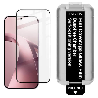 Film de protection en verre trempé imak Dust-free Chamber Locator à couverture complète, prend en charge le déverrouillage par empreinte digitale, pour Xiaomi 17 Max 5G, pour Xiaomi 17T Pro 5G, pour Xiaomi 17T 5G, pour Xiaomi 15T 5G / 15T Pro 5G