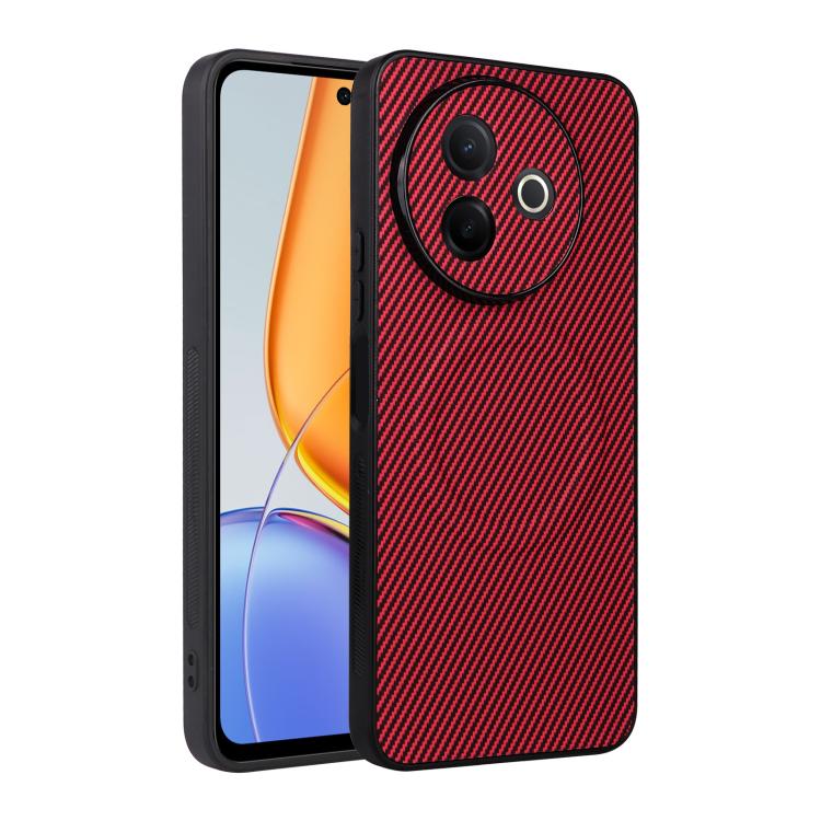 Precise Cutout Carbon Fiber Texture Vegan Leather Phone Case, For vivo Y05 4G / Y21 5G 2026, For vivo Y21d / Y31 5G 2025, For vivo Y400 / iQOO Z10 Lite 4G, For vivo Y29 4G / T4x 5G / Y300t, For vivo Y39 5G / Y300i 5G