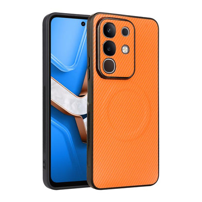 Precise Cutout Carbon Fiber Texture Vegan Leather Phone Case, For vivo Y05 4G / Y21 5G 2026, For vivo Y21d / Y31 5G 2025, For vivo Y400 / iQOO Z10 Lite 4G, For vivo Y29 4G / T4x 5G / Y300t, For vivo Y39 5G / Y300i 5G