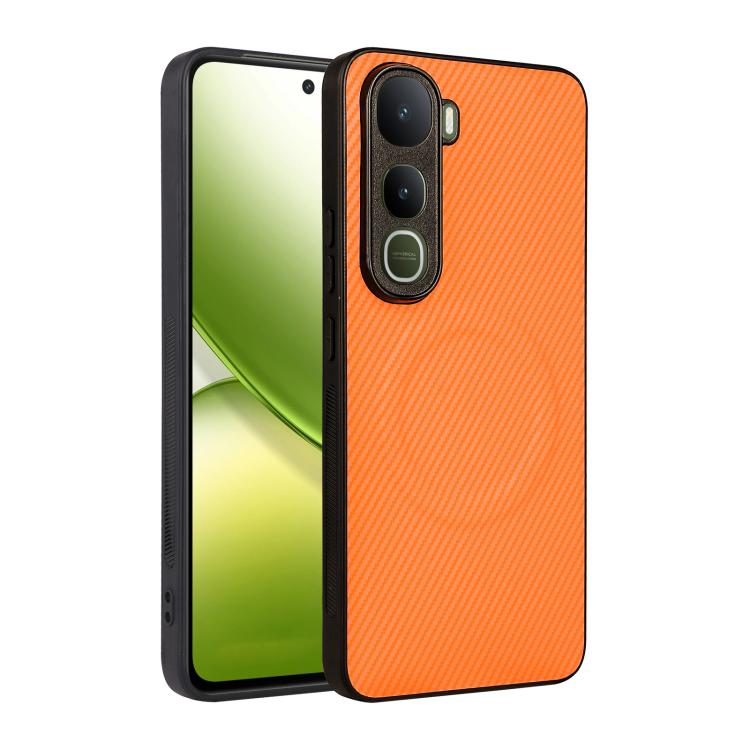 Precise Cutout Carbon Fiber Texture Vegan Leather Phone Case, For vivo S2 5G, For vivo X300 E 5G, For vivo Y05 4G / Y21 5G 2026, For vivo Y21d / Y31 5G 2025, For vivo Y400 / iQOO Z10 Lite 4G, For vivo Y29 4G / T4x 5G / Y300t, For vivo Y39 5G / Y300i 5G