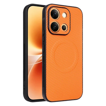 Precise Cutout Carbon Fiber Texture Vegan Leather Phone Case, For vivo S2 5G, For vivo X300 E 5G, For vivo Y05 4G / Y21 5G 2026, For vivo Y21d / Y31 5G 2025, For vivo Y400 / iQOO Z10 Lite 4G, For vivo Y29 4G / T4x 5G / Y300t, For vivo Y39 5G / Y300i 5G