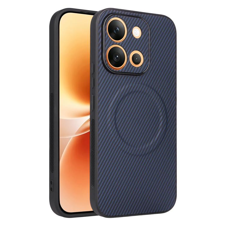 Precise Cutout Carbon Fiber Texture Vegan Leather Phone Case, For vivo S2 5G, For vivo X300 E 5G, For vivo Y05 4G / Y21 5G 2026, For vivo Y21d / Y31 5G 2025, For vivo Y400 / iQOO Z10 Lite 4G, For vivo Y29 4G / T4x 5G / Y300t, For vivo Y39 5G / Y300i 5G